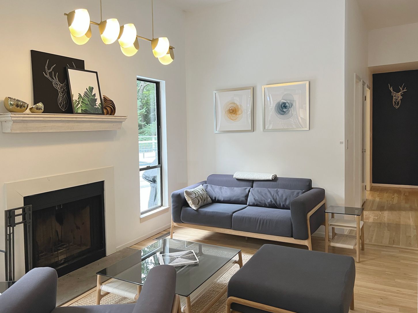 Living Room, all lighting designed by owner