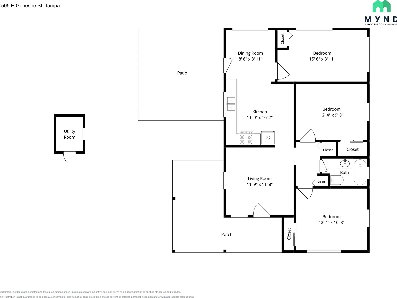 3 bed, 1.0 bath, 986 sqft, $1,815 — Photo 2