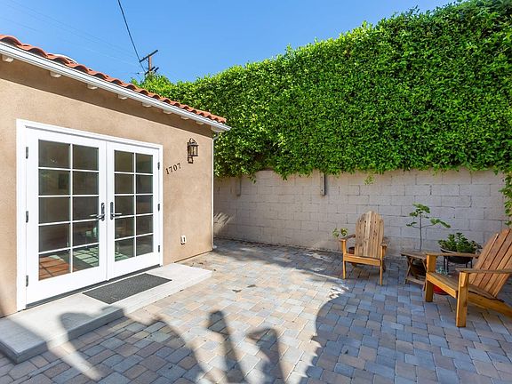 Private paved patio space