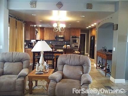 Living to Kitchen View