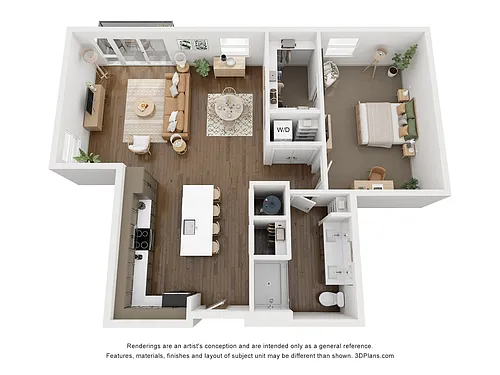 Floor plan B2 1X1