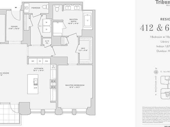 2nd image of 435 N Michigan Ave #412