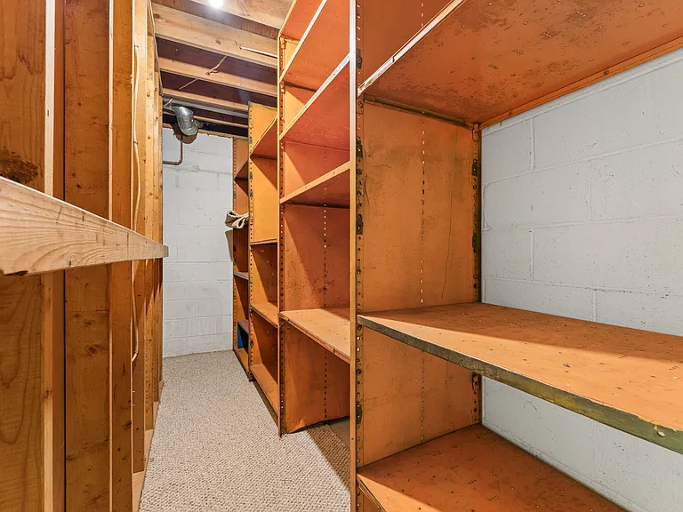 Large utility room closet in Lower Level