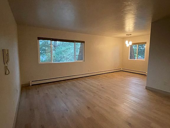 Main living and dining room area from front door.
