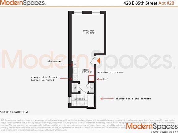 2nd image of 428 E 85th St APT 2B
