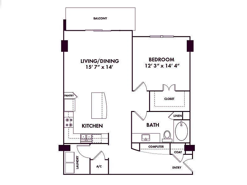 Floor plan A14