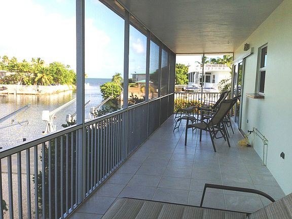 enclosed balcony upstairs