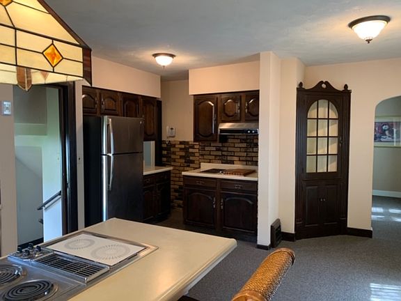 Grill center in kitchen