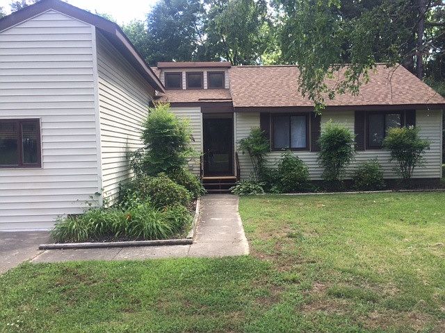 front of the house