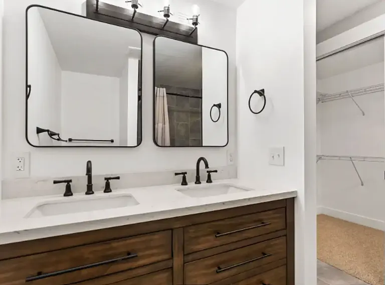 Private, newly remodeled primary bathroom.