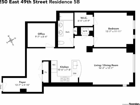 2nd image of 250 E 49th St APT 5B