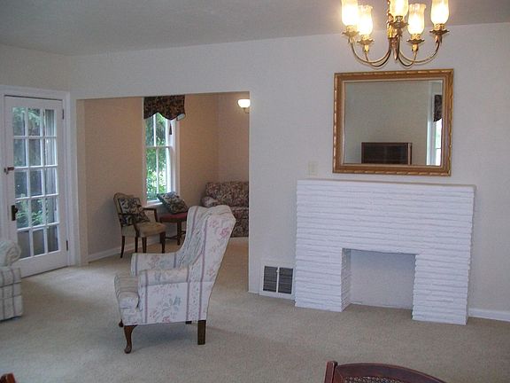 Sitting area and living room