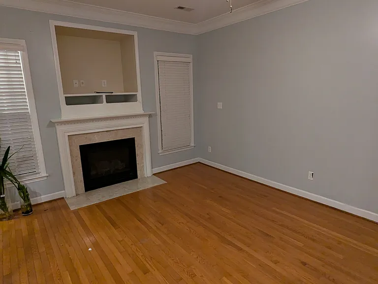 Living Room & Gas Fireplace