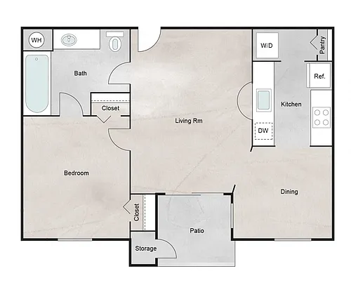 Floor plan Bentley (Plan C)