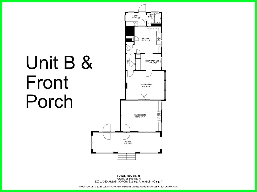 1 bed, 890 sqft, $850 — Photo 2