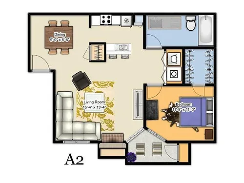 Floor plan A2