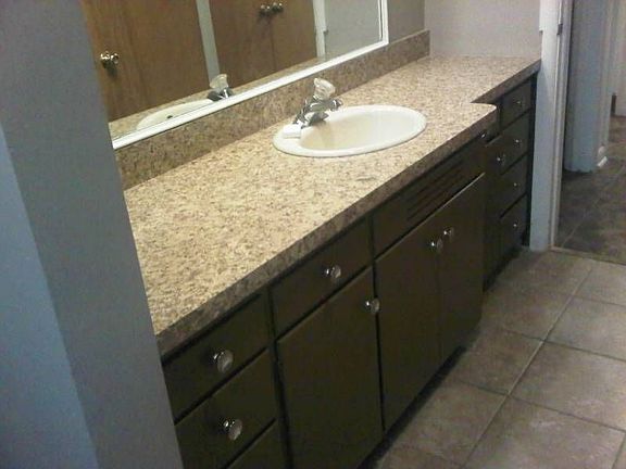 All new tile bathtub, and floo