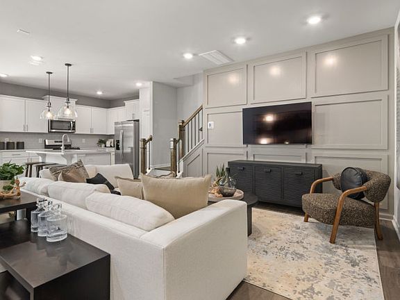 Living Area is Open Concept for Connectivity - Model Representation