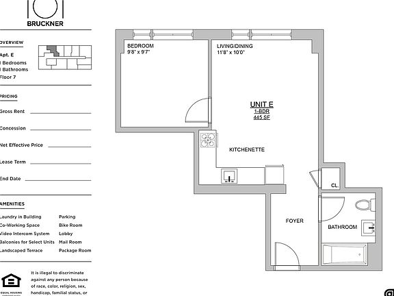 2nd image of 101 Bruckner Blvd #7Q