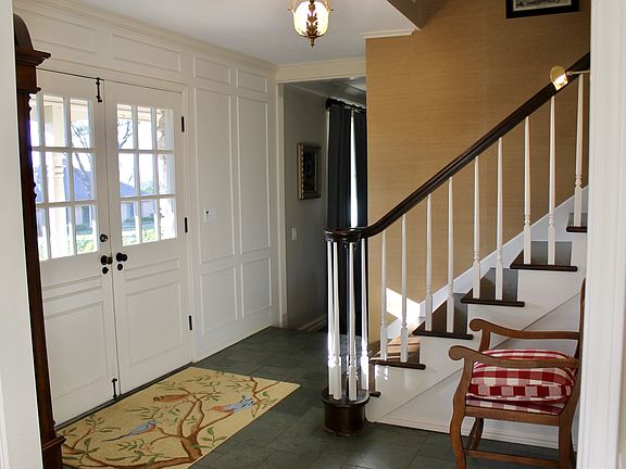 Entry with slate floors