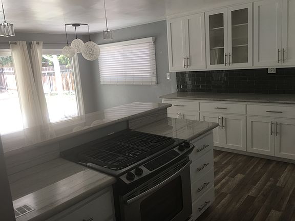 Kitchen view to dining area