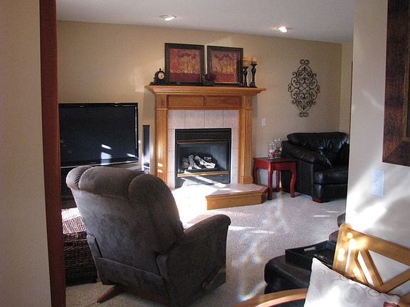 Living Room with fireplace