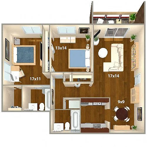 Floor plan Ontario A