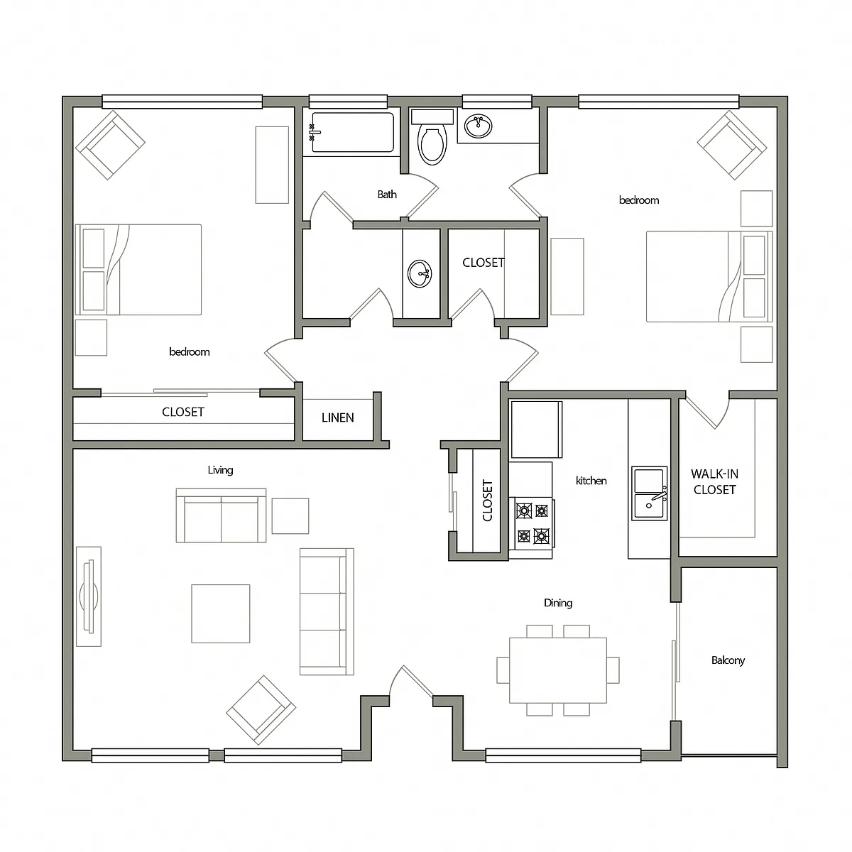 Floor plan Barcelona