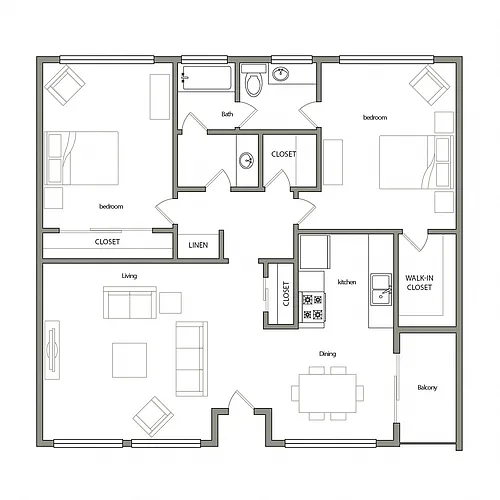 Floor plan Barcelona