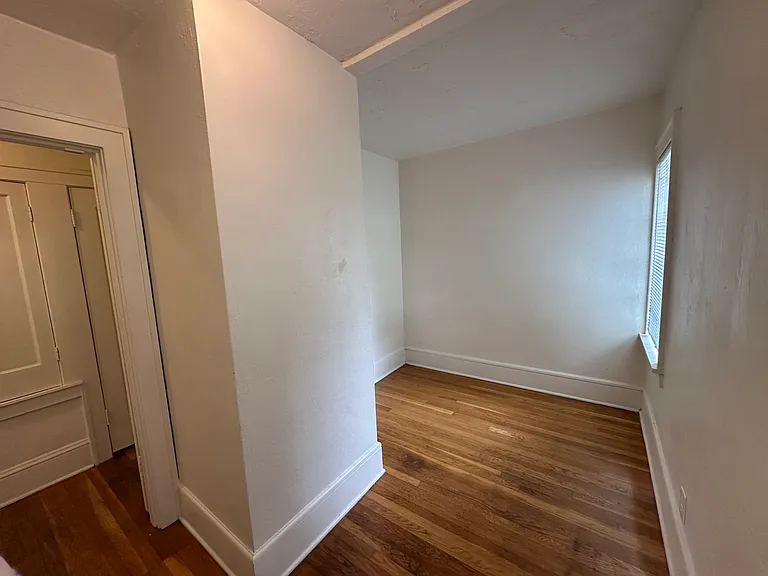 bedroom - yes it is small, but it will indeed fit a queen bed!