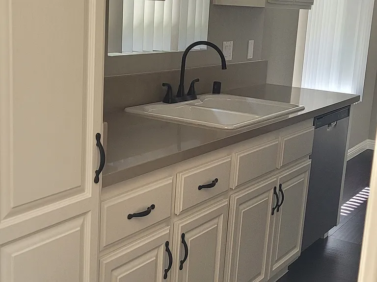 sink side of the kitchen