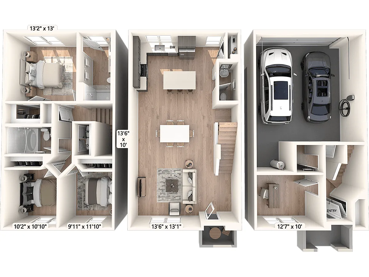 Floor plan C1TD-1700