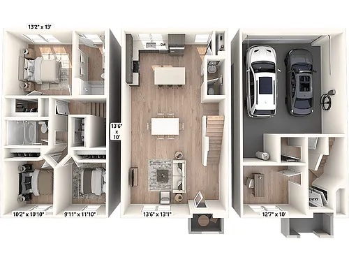 Floor plan C1TD-1700