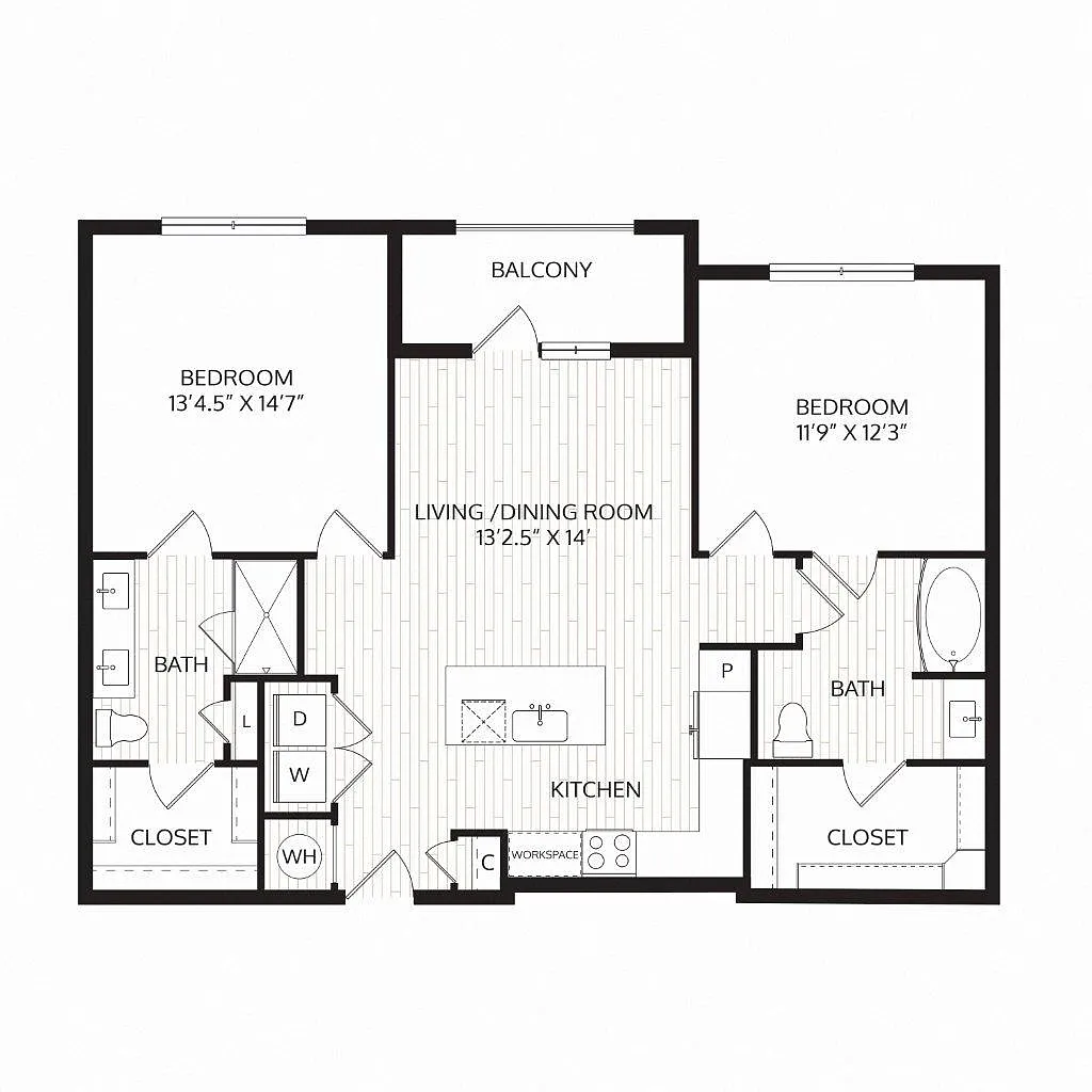 Floor plan B3.1 ANSI