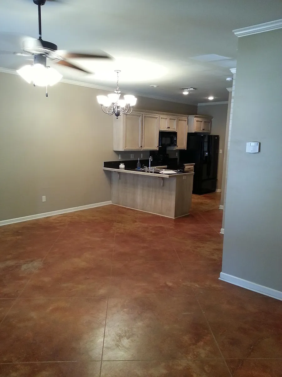 Front room and kitchen area - 103 Deraney Ln