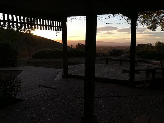 View of silicon valley from back door