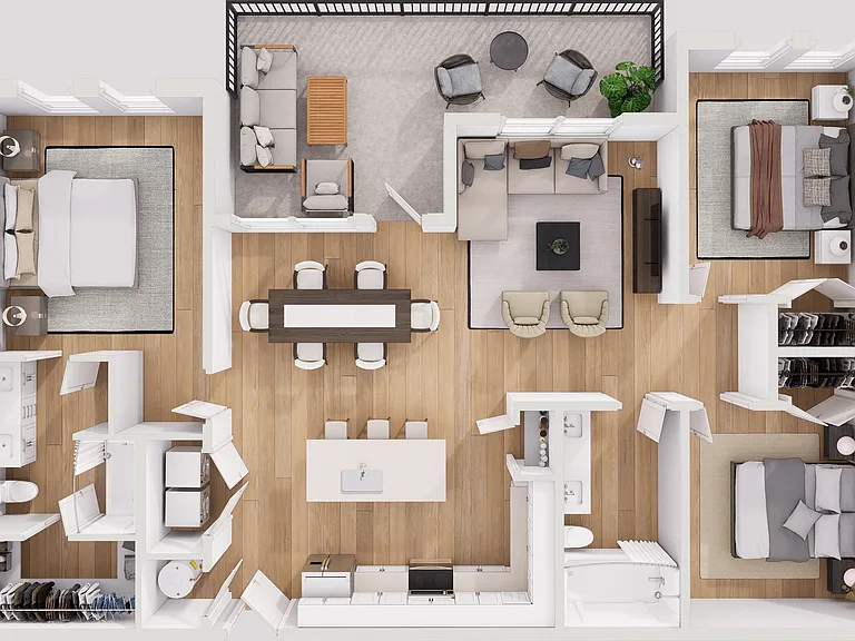 Three Bed Three Bath Three Bed Three Bath
