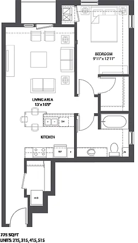 Floor plan K