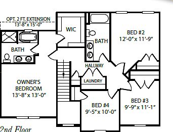 The Aubrey- 2nd Floor, Plan