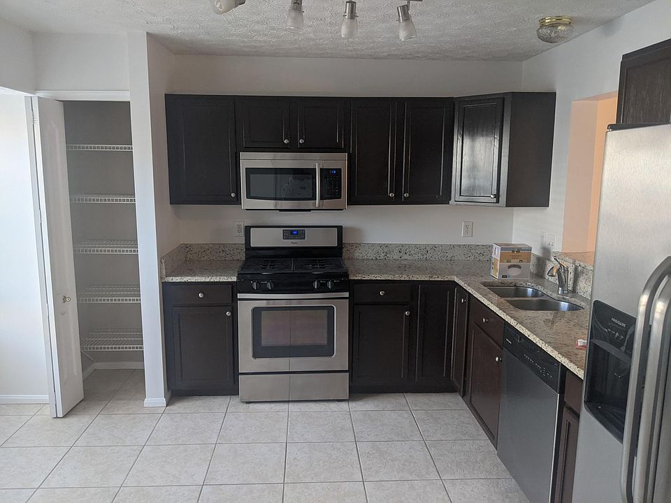Kitchen with all stainless steel appliances