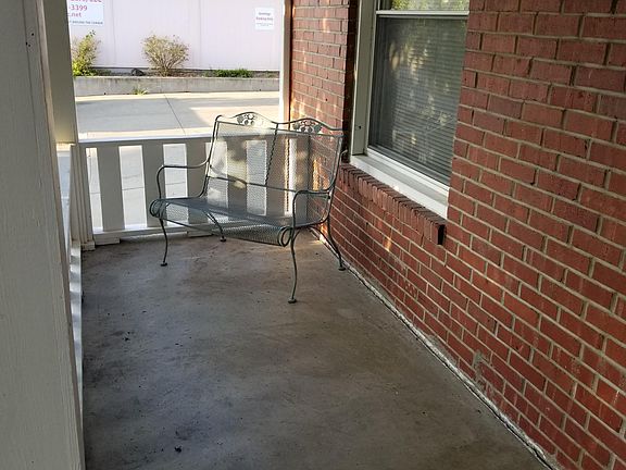 Left side of front porch - exterior furniture comes with regardless if indoor furniture stays.