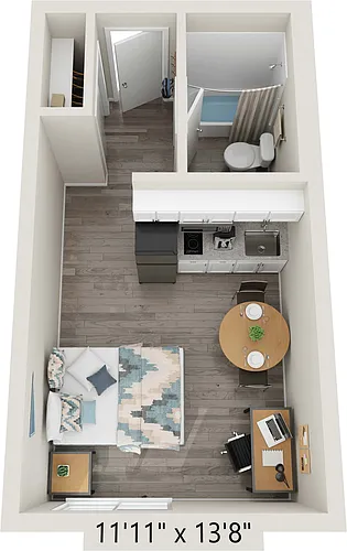 Floor plan Studio