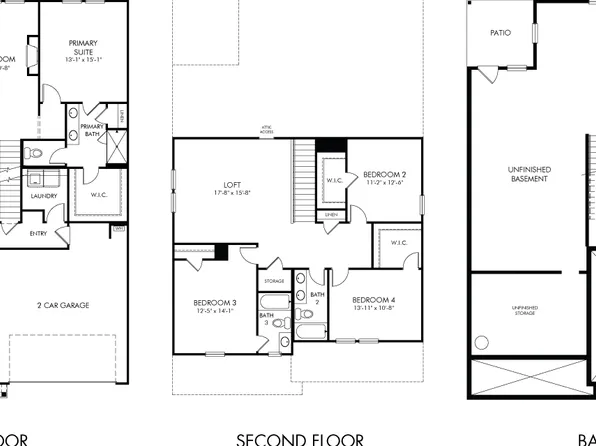 Sherwood Basement Plan, The Oaks at Dawson