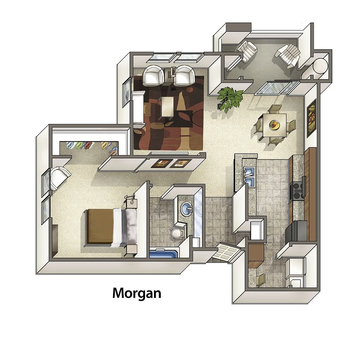Floor plan Morgan