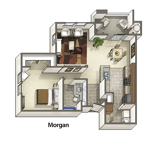 Floor plan Morgan