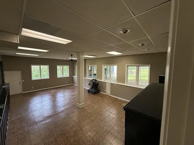 15 ft. ceiling sports gym/workout space