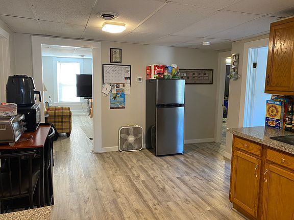 Kitchen facing the living room - bedrooms are to the right