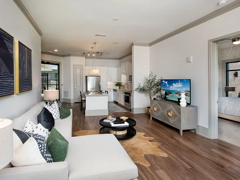 Living Room with Hard Surface Flooring