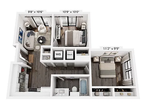 Floor plan B3 Affordable