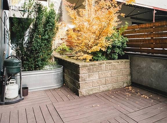 Private patio